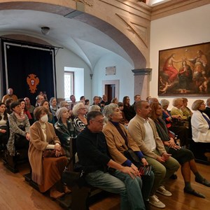 Aspeto da plateia durante um concerto na Capela do Palácio.