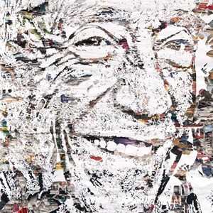 O retrato oficial do Presidente da República Marcelo Rebelo de Sousa, da autoria de Alexandre Farto, mais conhecido como Vhils.