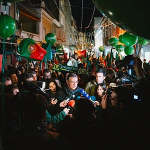 António José Seguro, candidatura à Presidência da República, numa ação de campanha eleitoral.