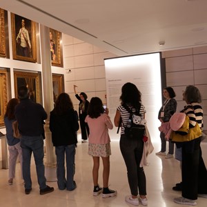 Participantes durante as atividades do Dia Internacional do Museus no MPR.