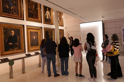 Participantes durante as atividades do Dia Internacional do Museus no MPR.