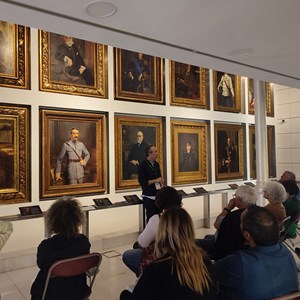 Participantes durante as atividades do Dia Internacional do Museus no MPR.