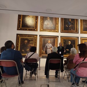 Participantes durante as atividades do Dia Internacional do Museus no MPR.