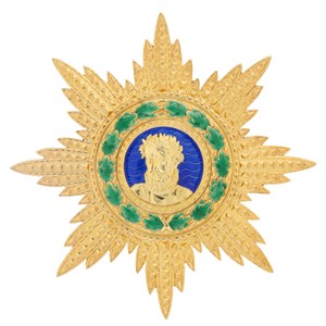 Ordem de Camões - placa de Grã-Cruz ou Grande-Oficial.