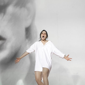 A soprano portuguesa Ana Vieira Leite interpretando Eurídice, da ópera «Orfeu e Eurídice», de Gluck.